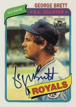 2002 Topps Archives - Autographs #TAA-GB George Brett Front