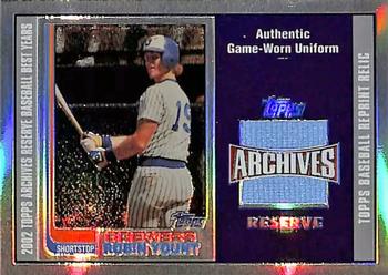 2002 Topps Archives Reserve - Uniform Relics #TRR-RYU Robin Yount Front