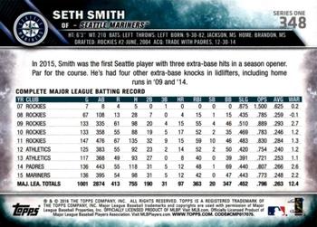 2016 Topps - Limited #348 Seth Smith Back