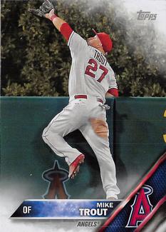 2016 Topps Mini #1 Mike Trout Front