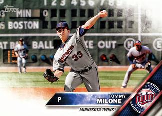 2016 Topps Mini #624 Tommy Milone Front