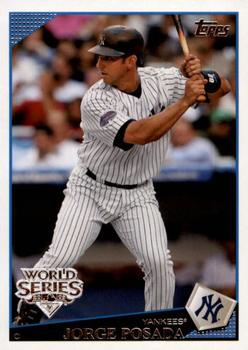 2009 Topps New York Yankees World Series #NYY6 Jorge Posada Front