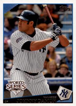 2009 Topps New York Yankees World Series #NYY13 Johnny Damon Front