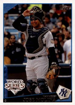 2009 Topps New York Yankees World Series #NYY20 Jose Molina Front