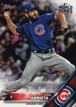 2016 Topps Chicago Cubs World Series Champions Box Set #WS-23 Jake Arrieta Front