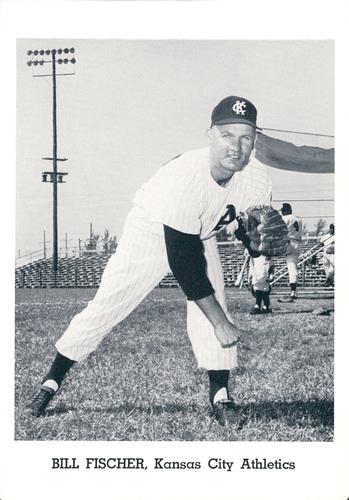 1964 Jay Publishing Kansas City Athletics Set A #NNO Bill Fischer Front