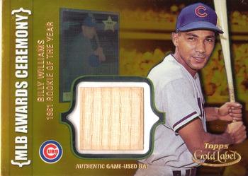 2002 Topps Gold Label - MLB Awards Ceremony Relics Class 1 Gold #ACR-BW Billy Williams Front