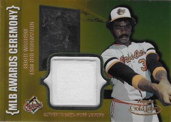 2002 Topps Gold Label - MLB Awards Ceremony Relics Class 1 Gold #ACR-EM1 Eddie Murray Front