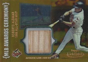 2002 Topps Gold Label - MLB Awards Ceremony Relics Class 1 Gold #ACR-RA Roberto Alomar Front
