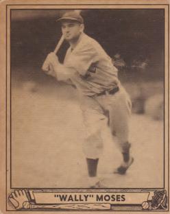 1940 Play Ball #26 Wally Moses Front