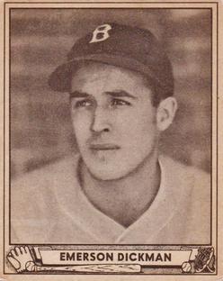 1940 Play Ball #37 Emerson Dickman Front