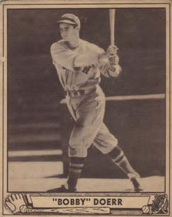 1940 Play Ball #38 Bobby Doerr Front