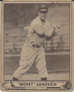 1940 Play Ball #97 Morrie Arnovich Front