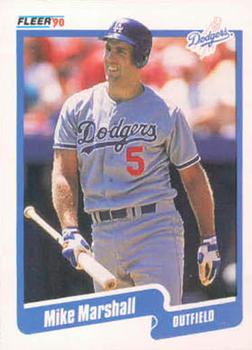 1990 Fleer #401 Mike Marshall Front