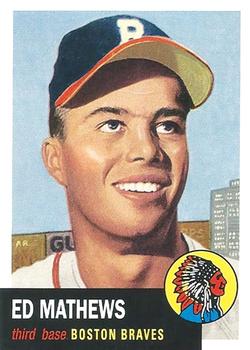 2016 Topps Archives 65th Anniversary Edition #A65-EM Eddie Mathews Front