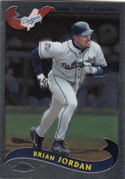 2002 Topps Traded & Rookies - Chrome #T73 Brian Jordan Front