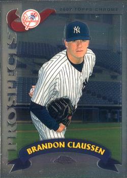 2002 Topps Traded & Rookies - Chrome #T147 Brandon Claussen Front