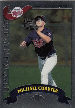 2002 Topps Traded & Rookies - Chrome #T221 Michael Cuddyer Front