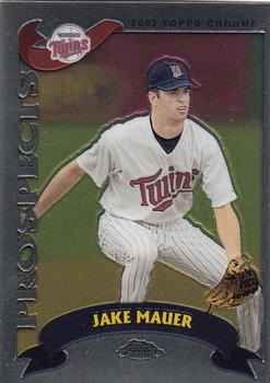 2002 Topps Traded & Rookies - Chrome #T252 Jake Mauer Front