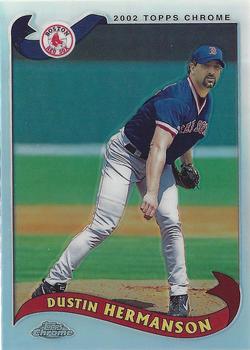 2002 Topps Traded & Rookies - Chrome Refractors #T58 Dustin Hermanson  Front