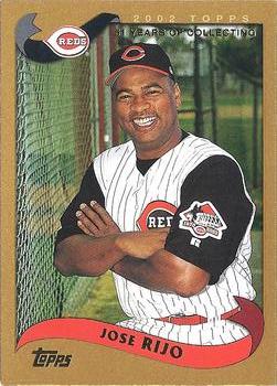 2002 Topps Traded & Rookies - Gold #T59 Jose Rijo  Front