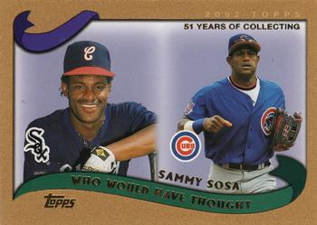 2002 Topps Traded & Rookies - Gold #T270 Sammy Sosa Front