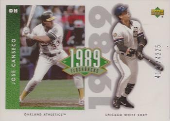 2002 UD Authentics - 1989 Flashbacks #F12 Jose Canseco  Front