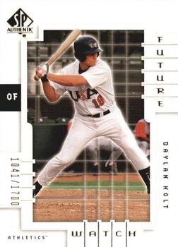 2000 SP Authentic #157 Daylan Holt Front