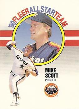 1990 Fleer - '90 Fleer All-Star Team #10 Mike Scott Front