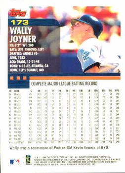 2000 Topps #173 Wally Joyner Back