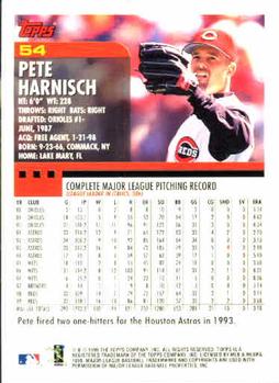 2000 Topps #54 Pete Harnisch Back