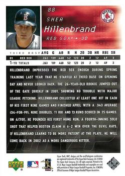 2002 Upper Deck MVP - Silver #88 Shea Hillenbrand  Back