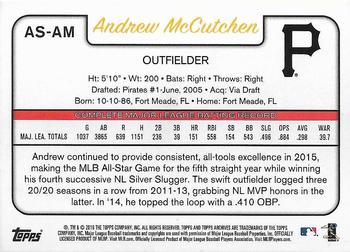 2016 Topps Archives Snapshots #AS-AM Andrew McCutchen Back