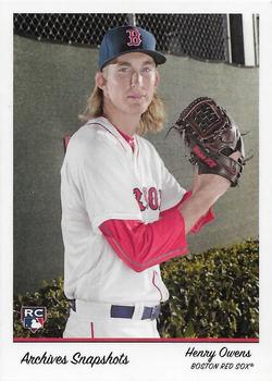 2016 Topps Archives Snapshots #AS-HO Henry Owens Front