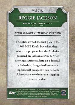 2016 Bowman Draft - Chrome MLB Draft History #MLBD-RJ Reggie Jackson Back
