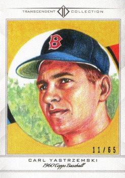 2016 Topps Transcendent Collection - Anniversary Sketch Reproductions #TSCR-22 Carl Yastrzemski Front