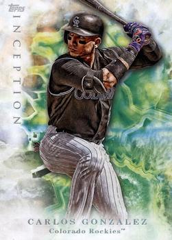 2017 Topps Inception #19 Carlos Gonzalez Front