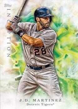 2017 Topps Inception #23 J.D. Martinez Front