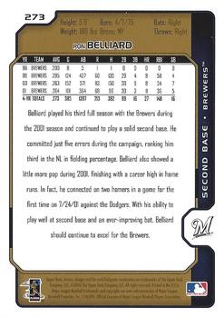 2002 Upper Deck Victory - Gold #273 Ron Belliard Back