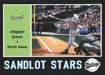 2002 Upper Deck Vintage - Sandlot Stars #SS6 Chipper Jones  Front