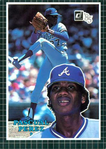 1985 Donruss Action All-Stars #18 Pascual Perez Front