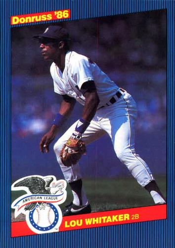 1986 Donruss All-Stars #11 Lou Whitaker Front
