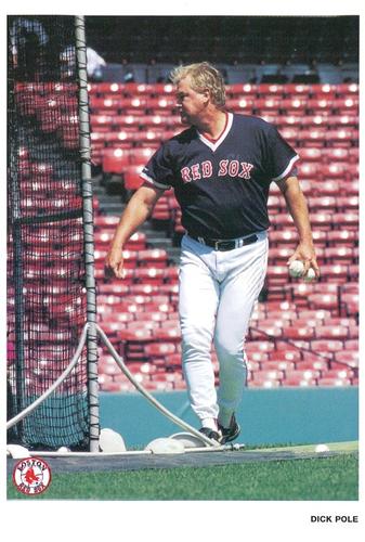 1998 Boston Red Sox Photocards #NNO Dick Pole Front