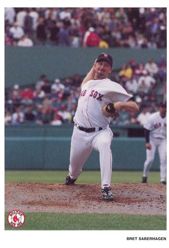 1998 Boston Red Sox Photocards #NNO Bret Saberhagen Front