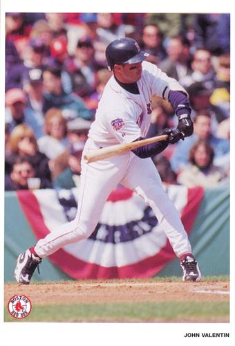 1998 Boston Red Sox Photocards #NNO John Valentin Front