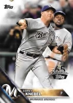 2016 Topps - 65th Anniversary #517 Corey Knebel Front