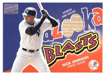 2003 Bazooka - Blasts Relics #BB-NJ Nick Johnson Front
