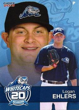 2013 Choice West Michigan Whitecaps #05 Logan Ehlers Front