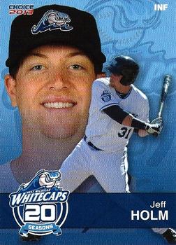 2013 Choice West Michigan Whitecaps #09 Jeff Holm Front