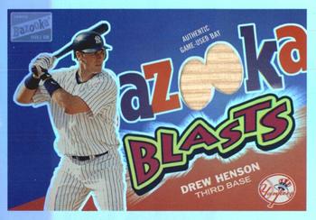 2003 Bazooka - Blasts Relics Parallel 25 #BB-DH Drew Henson Front